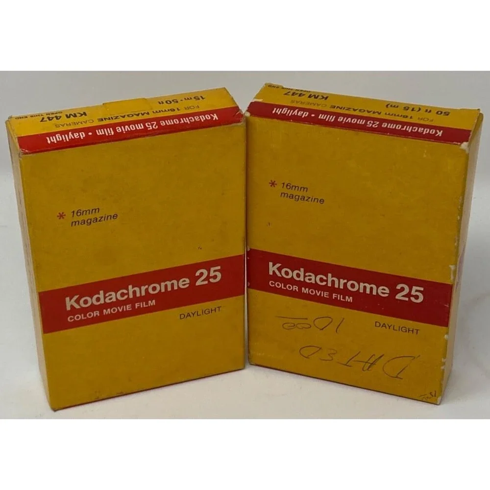 2 Rolls Kodachrome 25 Movie Film 16mm 50 Feet KM447 Expired 1977/1978 Sealed
